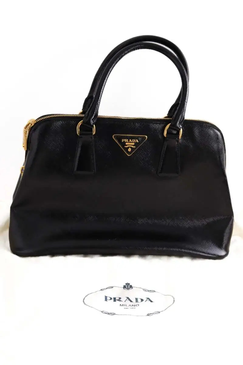 Sac à main Prada Saffiano  Noir en Cuir