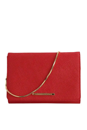 Sac à main Ralph Lauren Rouge en Cuir - Seconde Main
