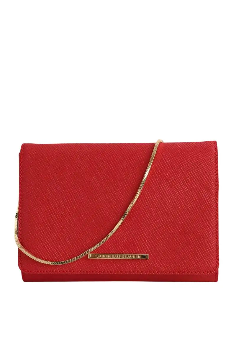 Sac à main Ralph Lauren Rouge en Cuir - Seconde Main