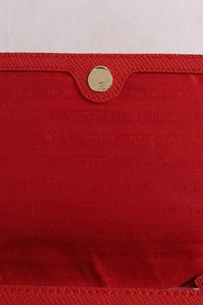 Sac à main Ralph Lauren Rouge en Cuir
