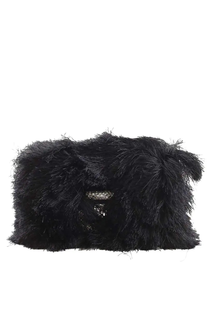 Sac à main Roger Vivier Viv choc en satin et strass Noir en Tissu - Seconde Main