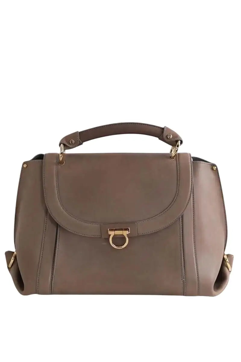 Sac à main Salvatore Ferragamo Beige en Cuir - Seconde Main