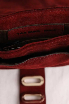 Sac à main Tila March Bordeaux en Daim