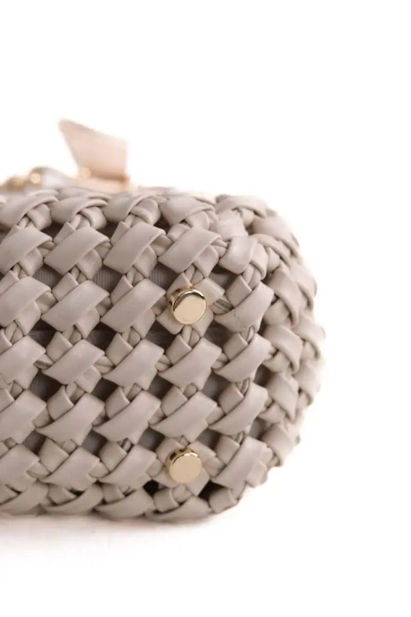 Sac à main Tommy Hilfiger American Icon Ecru en Cuir