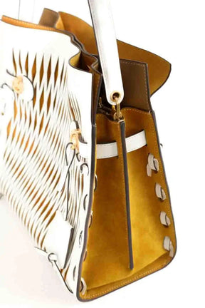 Sac à main Tory Burch Lee Radziwill Petite Camel en Cuir