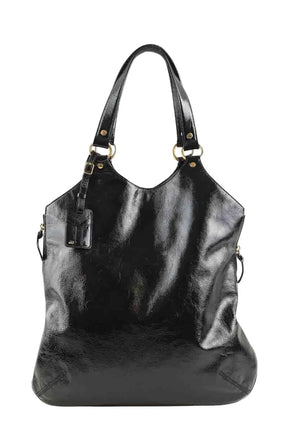 Sac à main Yves Saint Laurent Noir en Cuir verni - Seconde Main