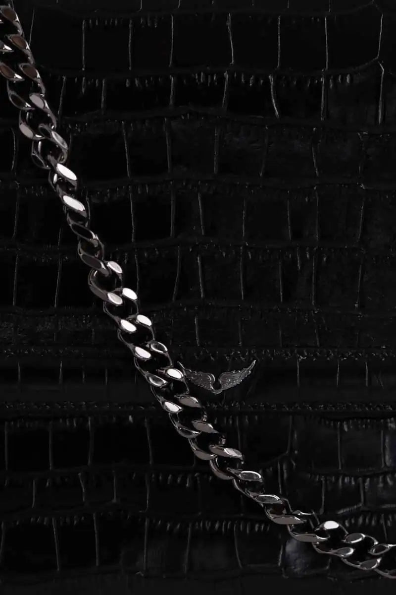 Sac à main Zadig & Voltaire Rock Noir en Cuir