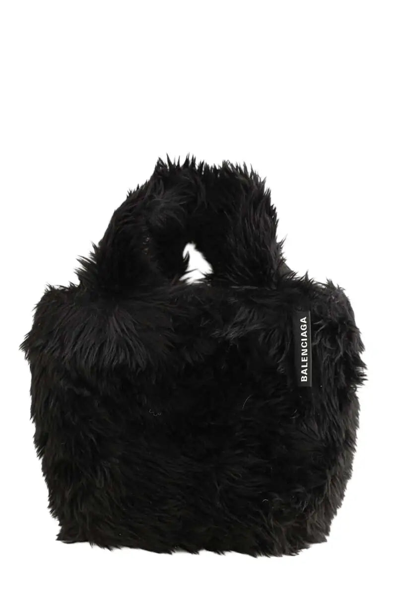Sac Balenciaga Noir en Fourrure - Seconde Main