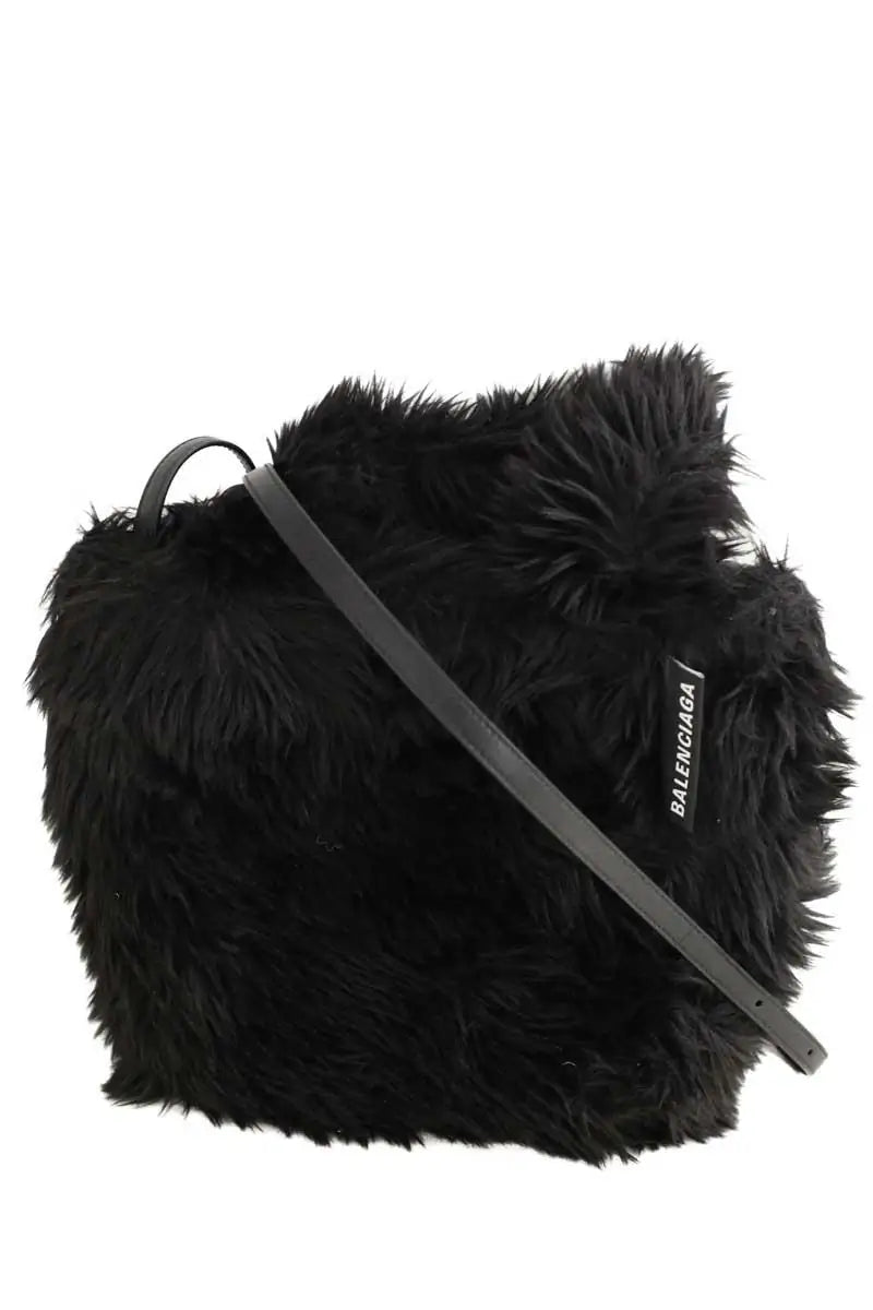 Sac Balenciaga Noir en Fourrure