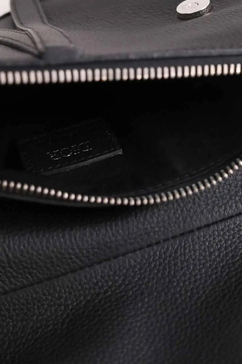 Sac banane Dior saddle homme Noir en Cuir