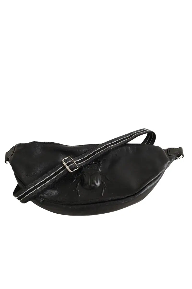 Sac banane Gabriele Frantzen Noir en Cuir - Seconde Main