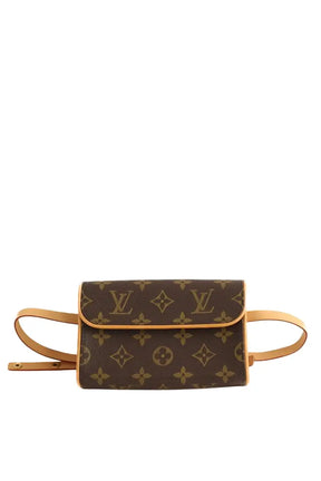 Sac banane Louis Vuitton Pochette banane Florentine Marron en Cuir - Seconde Main