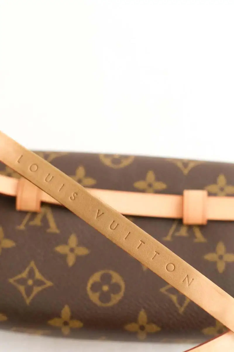 Sac banane Louis Vuitton Pochette banane Florentine Marron en Cuir
