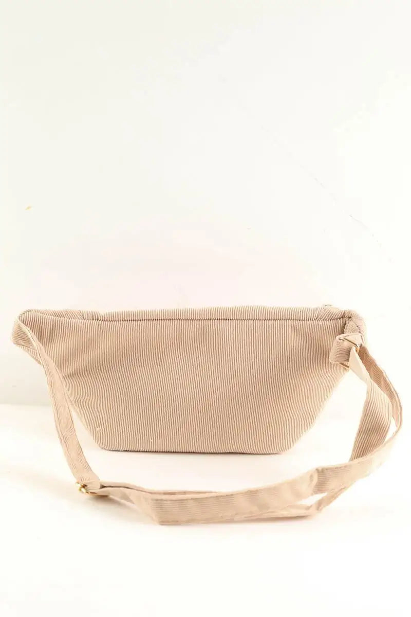 Sac banane Luz Beige en Polyester