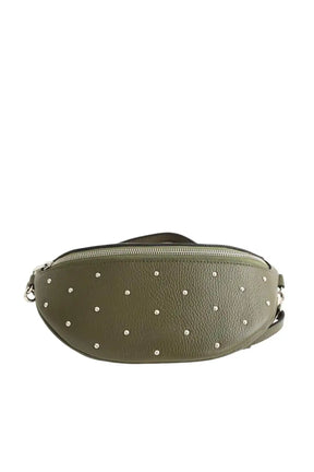 Sac banane Maison Laffargue Alaia Kaki en Cuir - Seconde Main