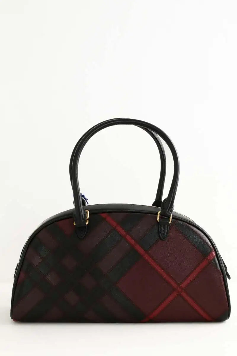 Sac bowling Burberry Bowling Highlands Noir en Cuir
