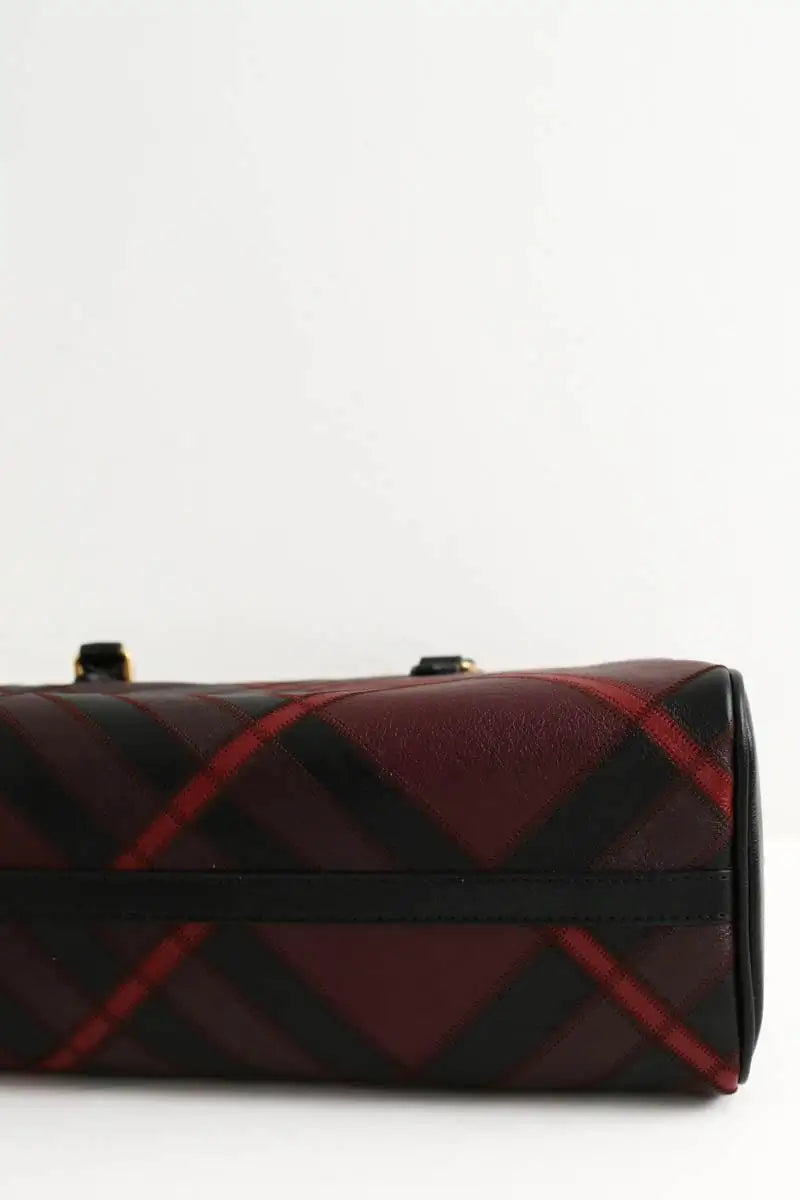 Sac bowling Burberry Bowling Highlands Noir en Cuir