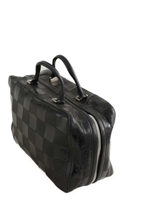 Sac bowling Louis Vuitton Nikolai Noir en Cuir
