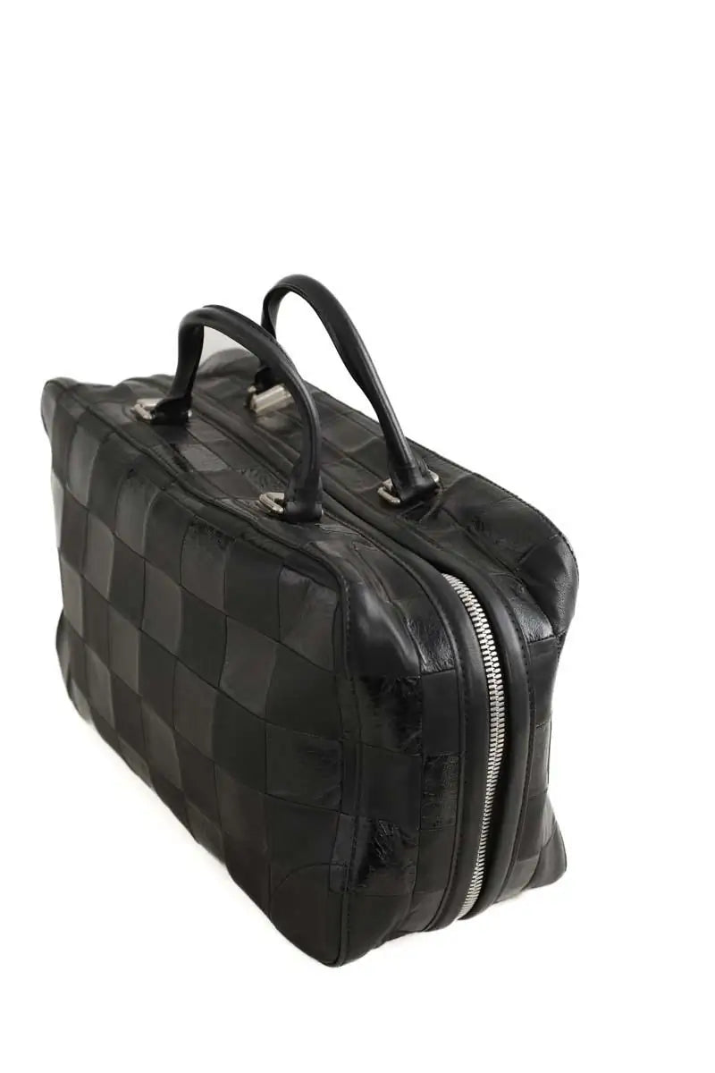 Sac bowling Louis Vuitton Nikolai Noir en Cuir