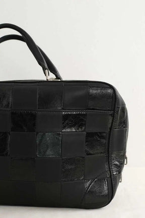 Sac bowling Louis Vuitton Nikolai Noir en Cuir