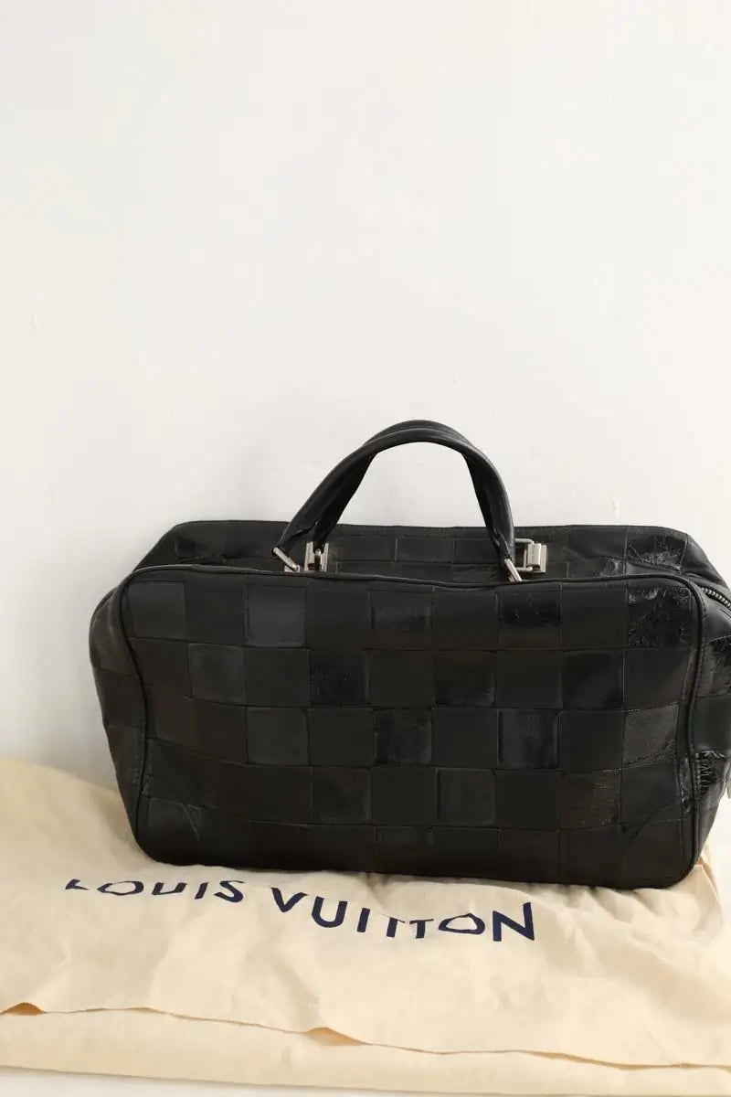Sac bowling Louis Vuitton Nikolai Noir en Cuir