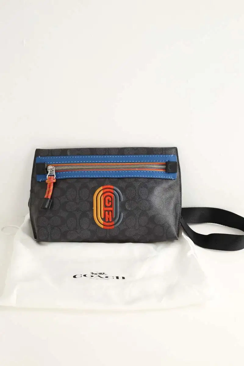 Sac Coach Noir en Cuir