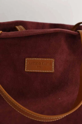Sac de voyage Antik Batik Bordeaux en Coton