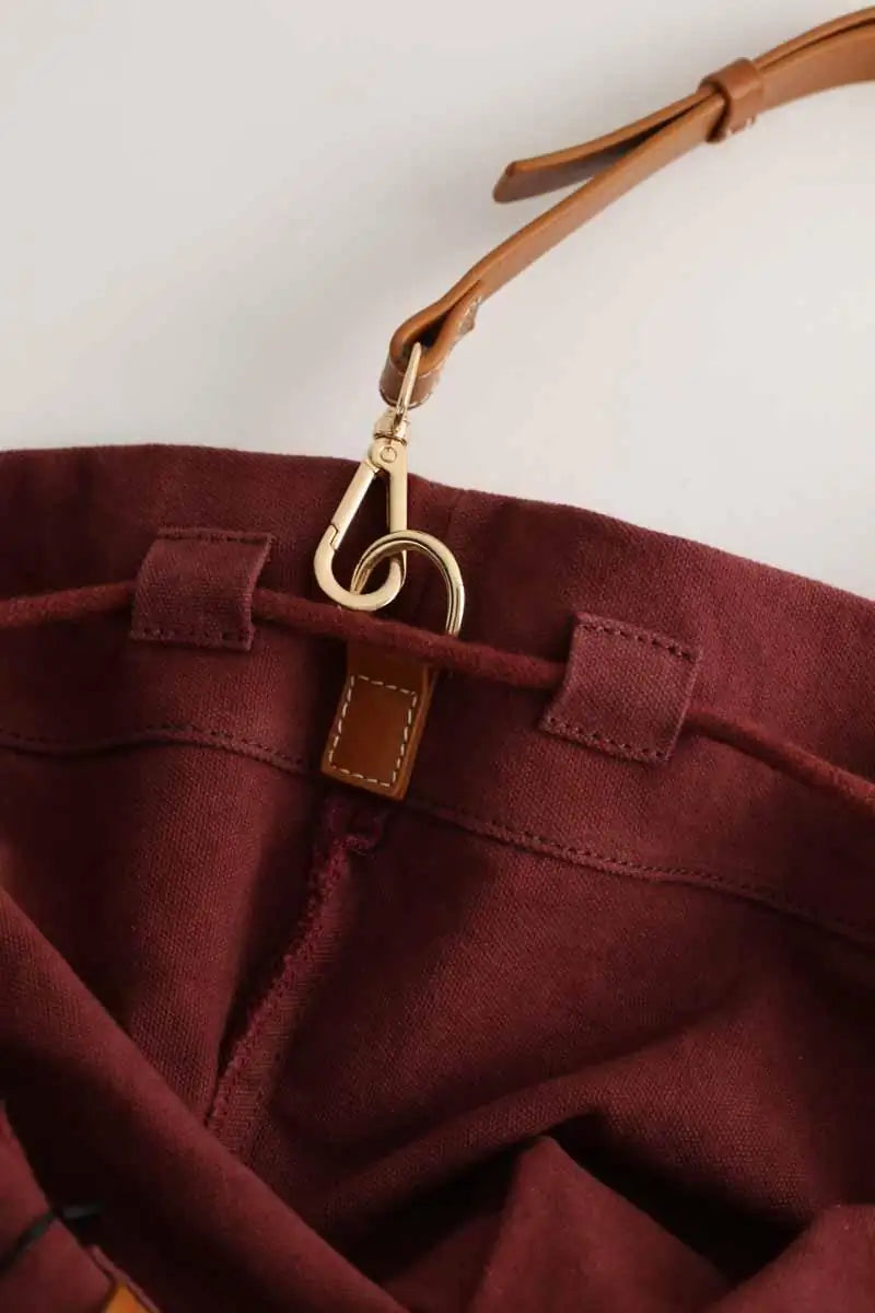 Sac de voyage Antik Batik Bordeaux en Coton