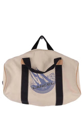Sac de voyage Lancel Ecru en Tissu - Seconde Main