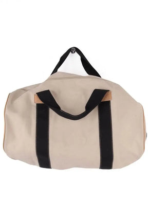 Sac de voyage Lancel Ecru en Tissu