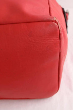 Sac de voyage Lancel POP MM Rouge en Cuir