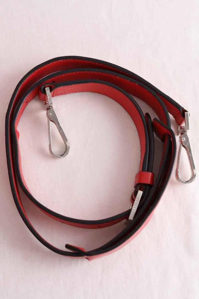 Sac de voyage Lancel POP MM Rouge en Cuir