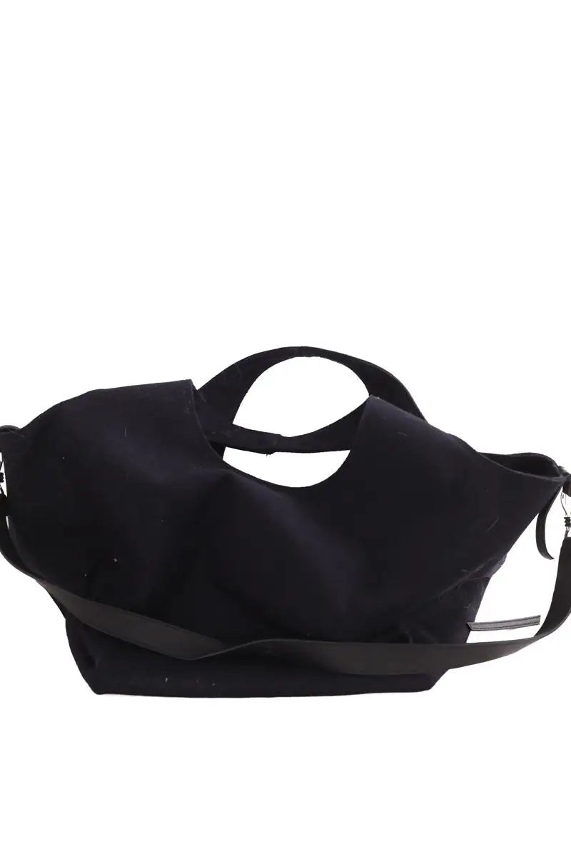 Sac de voyage Laurence Bras Marine en Cuir