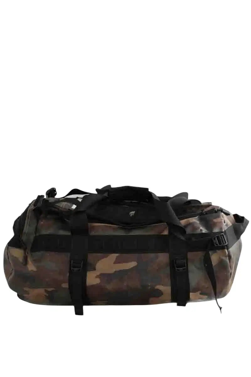 Sac de voyage The North Face Kaki en Tissu - Seconde Main