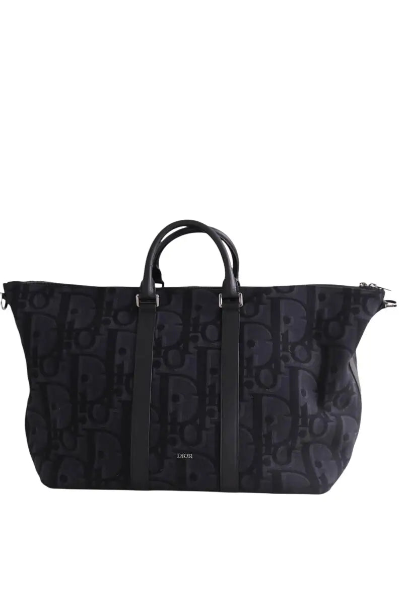 Sac de week-end Dior Sac de voyage affaire Weekender 400 Noir en Tissu - Seconde Main