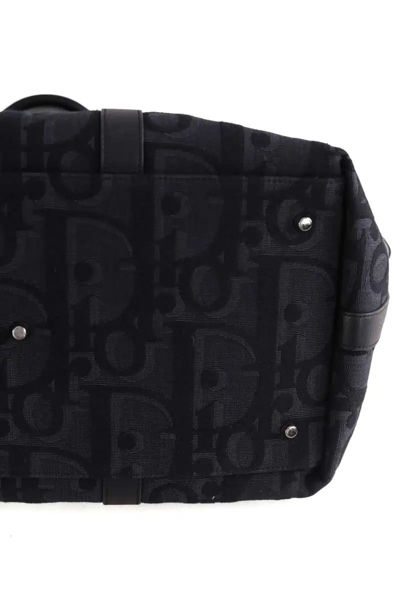 Sac de week-end Dior Sac de voyage affaire Weekender 400 Noir en Tissu