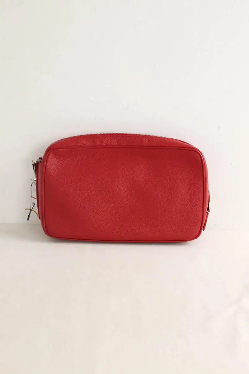 Sac Dior Rouge en Cuir