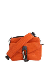 Sac Kenzo Orange en Cuir - Seconde Main