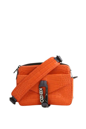 Sac Kenzo Orange en Cuir - Seconde Main
