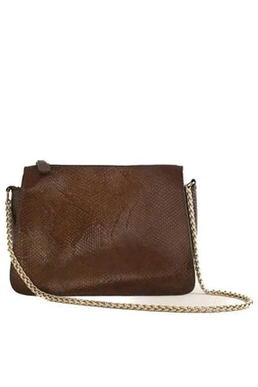 Sac porté épaule APC Bordeaux en Cuir