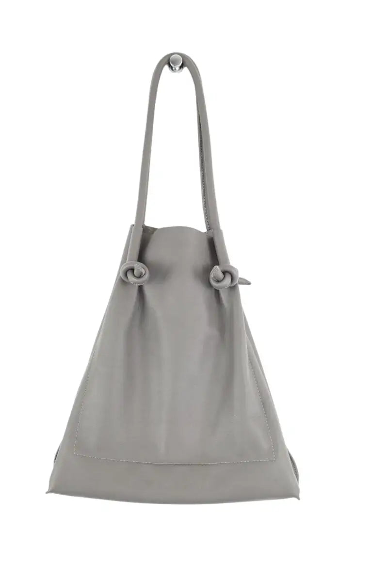 Sac porté épaule Atelier Pagai Gris en Cuir - Seconde Main