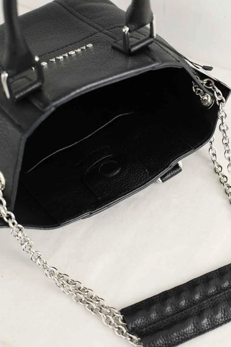 Sac porté épaule Barbara Bui Noir en Cuir