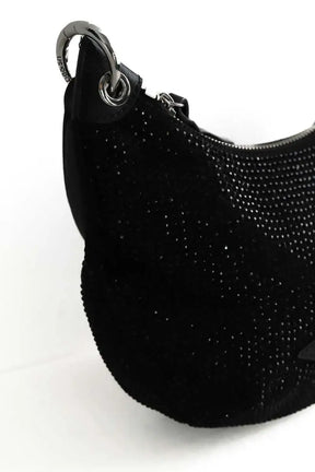 Sac porté épaule Bash Noir en Paillettes