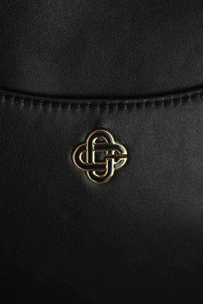 Sac porté épaule Casablanca Pochette jeanne Noir en Cuir