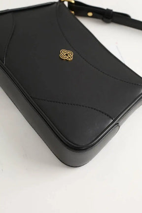 Sac porté épaule Casablanca Pochette jeanne Noir en Cuir