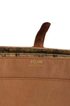 Sac porté épaule Celine Camel en Cuir