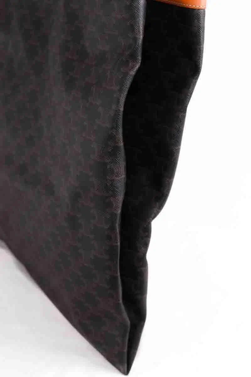 Sac porté épaule Celine Grand Flat Shopper Marron en Cuir