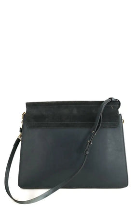 Sac porté épaule Chloé chloe faye Bleu en Cuir