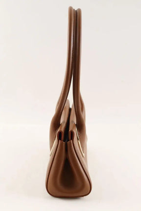 Sac porté épaule Christian Louboutin Vénus small Camel en Cuir