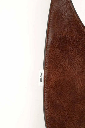 Sac porté épaule Coperni Soft Swipe Marine en Cuir